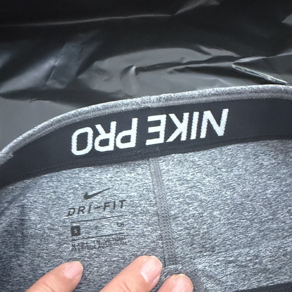 Nike Women's Athletic Charcoal Shorts - Picture 3 of 5